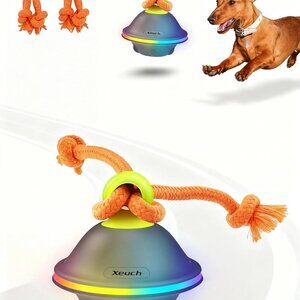 Rechargeable Interactive Dog Ball with Sound & Light: Perfect for Boredom Relief